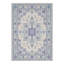 Tapis d'intérieur bleu poudre lavable à la machine avec envers antidérapant Brinda-84165507