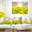 Coussin lombaire floral avec des fleurs