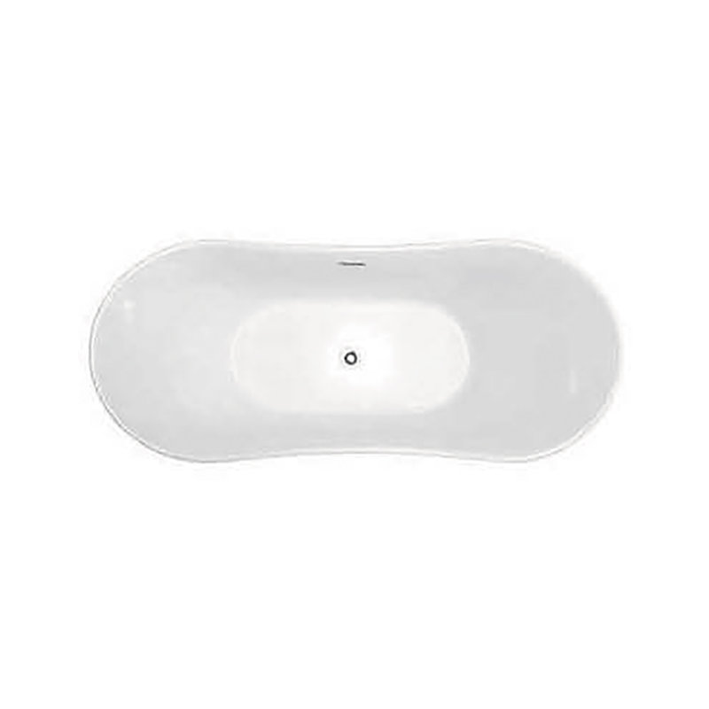 Alexa 59.5'' L Freestanding Soaking Bathtub