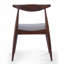 Ensemble de 2 chaises de salle à manger en bois d'hévéa avec dossier ergonomique et coussins de confort-629856439