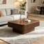 Table basse carrée 31,5 "avec rangement-129227095