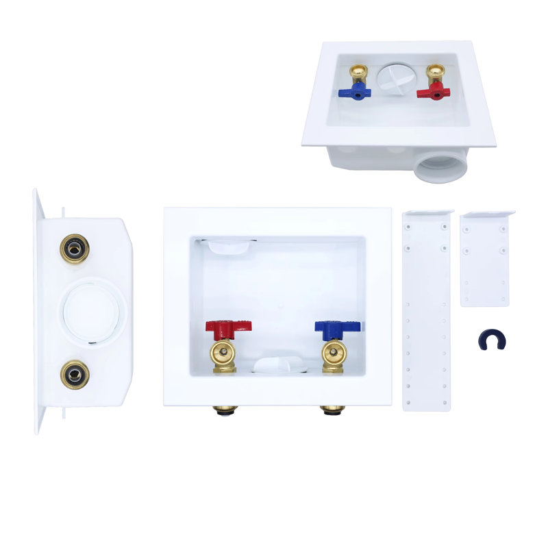 Washing Machine Outlet Box 1/2" Push Fit connect