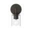 Éclairage pour salle de bain 1 lumière en bronze antique avec abat-jour en verre transparent Replay Collection-131264937-131264939-131264943
