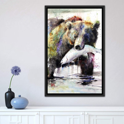 «Brown Bear and Salmon» - reproduction