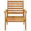  Ensemble de salon de jardin en bois naturel d'acacia massif standard durable