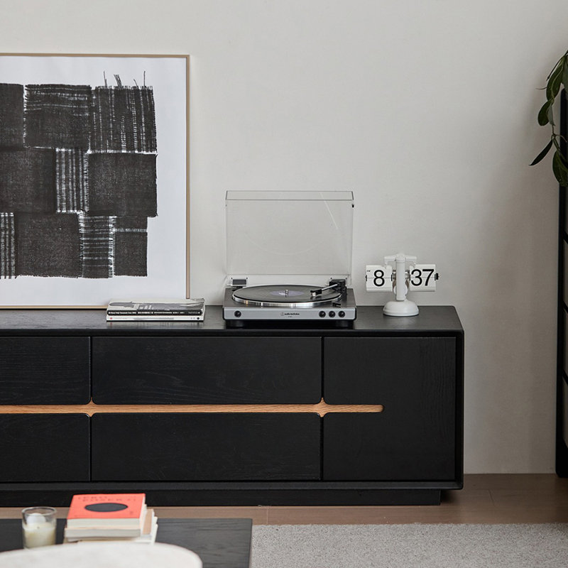 Meuble télé noir luxueux