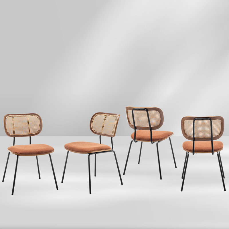 Antera Upholstered Dining Chair, Orange