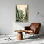 Art mural sur toile vert et brun-133069005