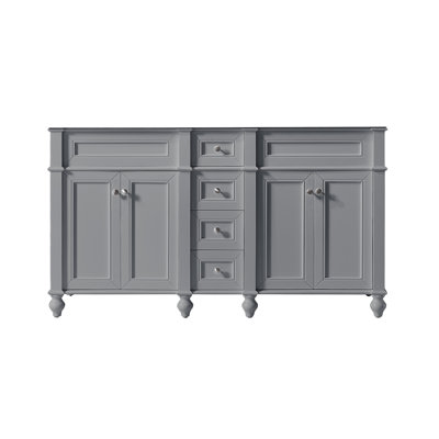 Pearcy 59.21'' Double Bathroom Vanity Base Only