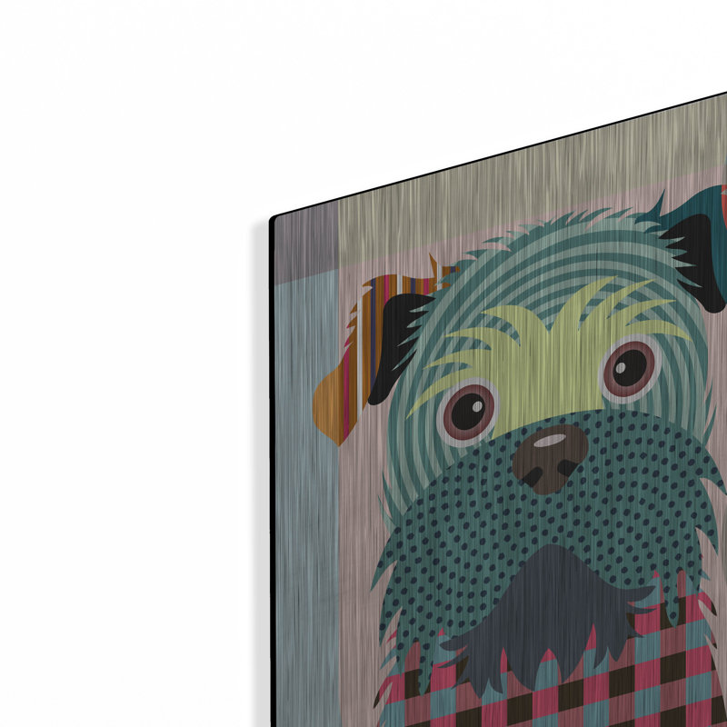 «Brussels Griffon» par Lanre Adefioyue, H 16 po x l 12 po