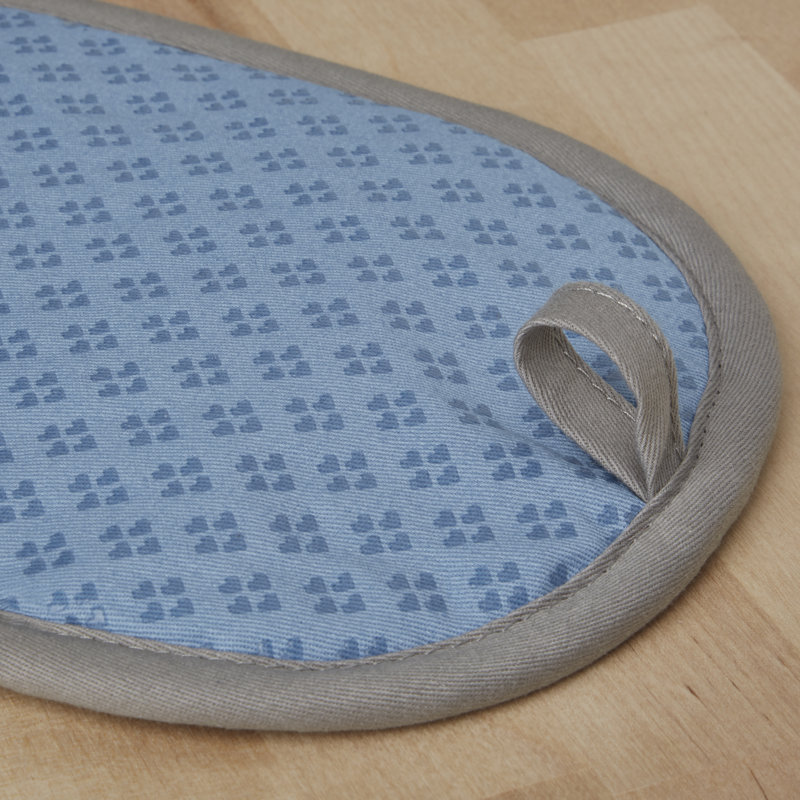 KitchenAid Asteroid Solid Diamond Potholder, Blue Velvet, 6.5" W x 10" L