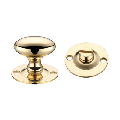 Oval Thumb Turn with Coin Release Rosette