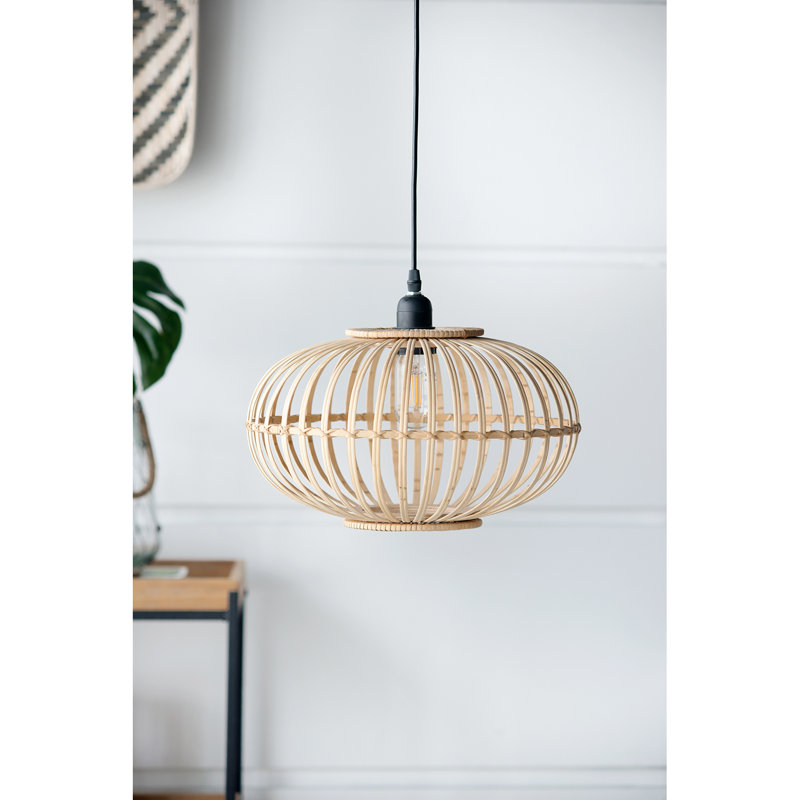 Luminaire suspendu géométrique à 1 lumière Rainville