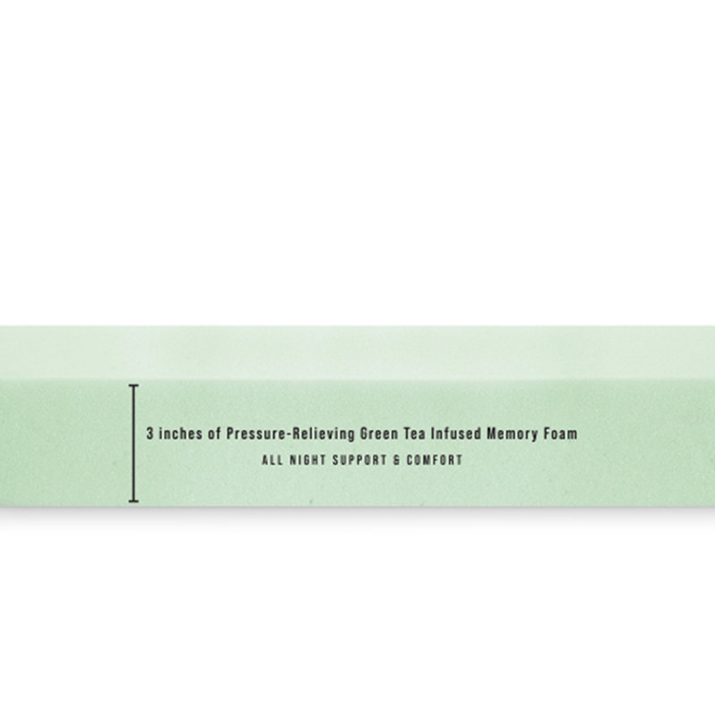 King Size 3-Inch Green Tea Infused Memory Foam Mattress Topper: Ultimate Comfort Upgrade