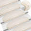 Carpet Stair Treads White 65x21x4 cm