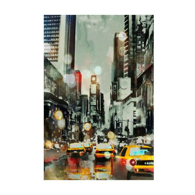 After The Rain Print by Peyton Gray, Knife Gel, 60" H x 40" W 