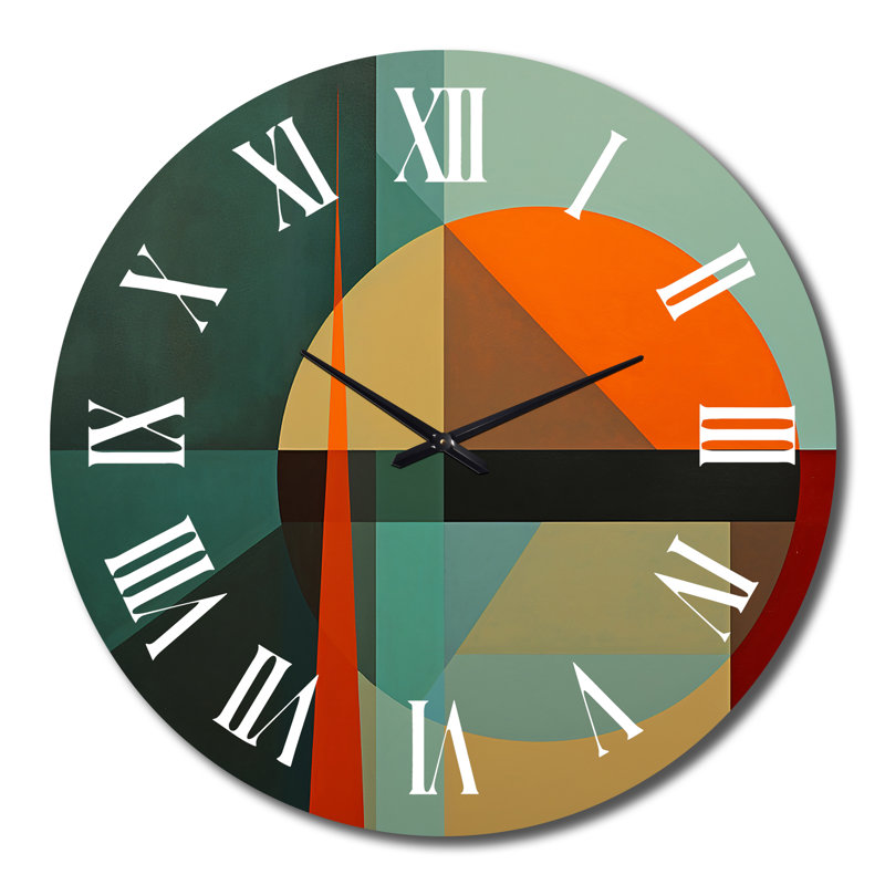 Horloge murale Odyssey Midcentury, Grand