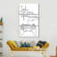 One Line Gamer Quote, reproduction d'art sur toile-93058840