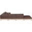 Canapé modulaire en tissu de chenille 160 po Turin-1608091082-1608091092