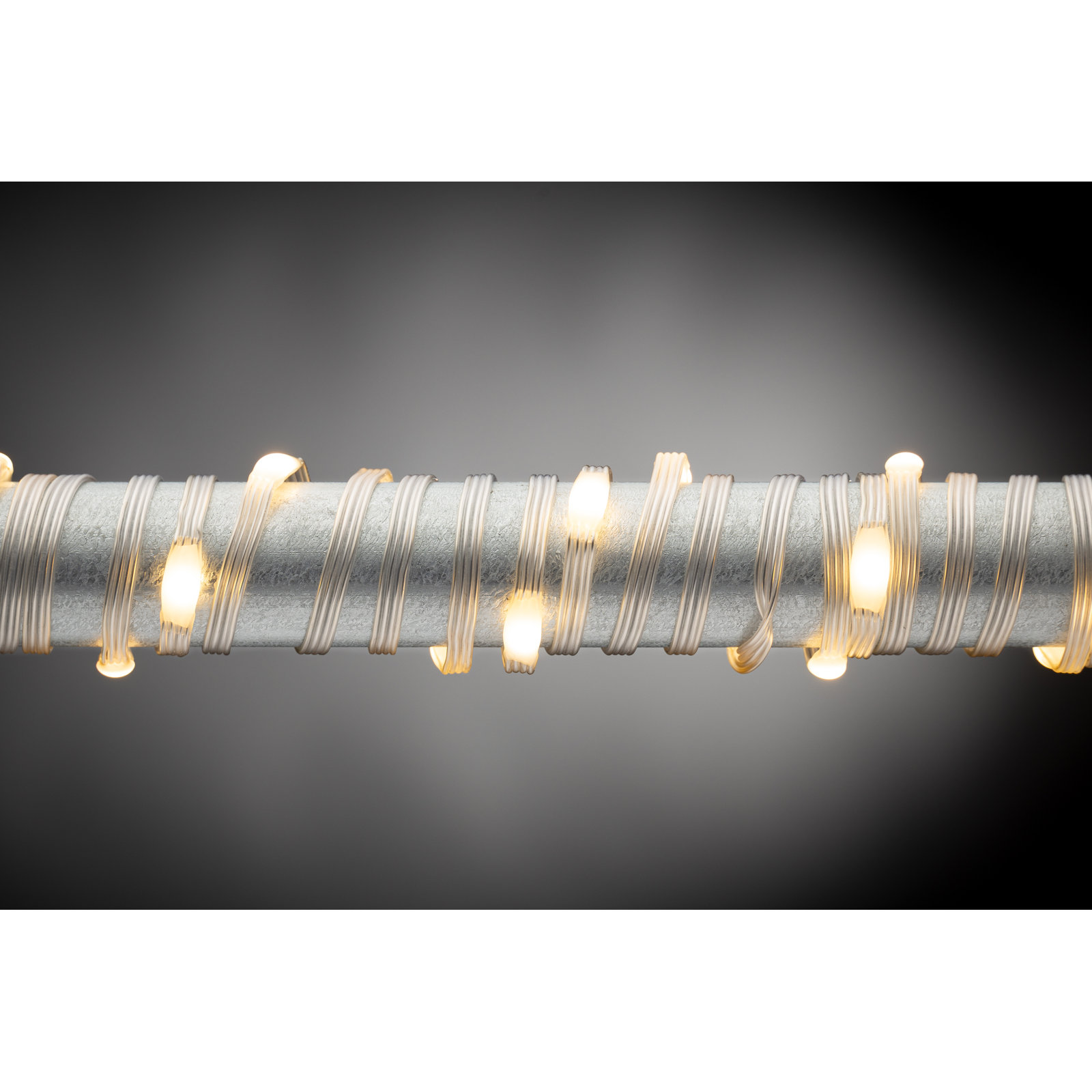 50' Connectable Ribbon Wrap Lights, White