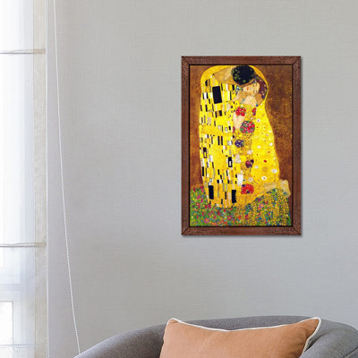 The Kiss by Gustav Klimt - Painting on Canvas