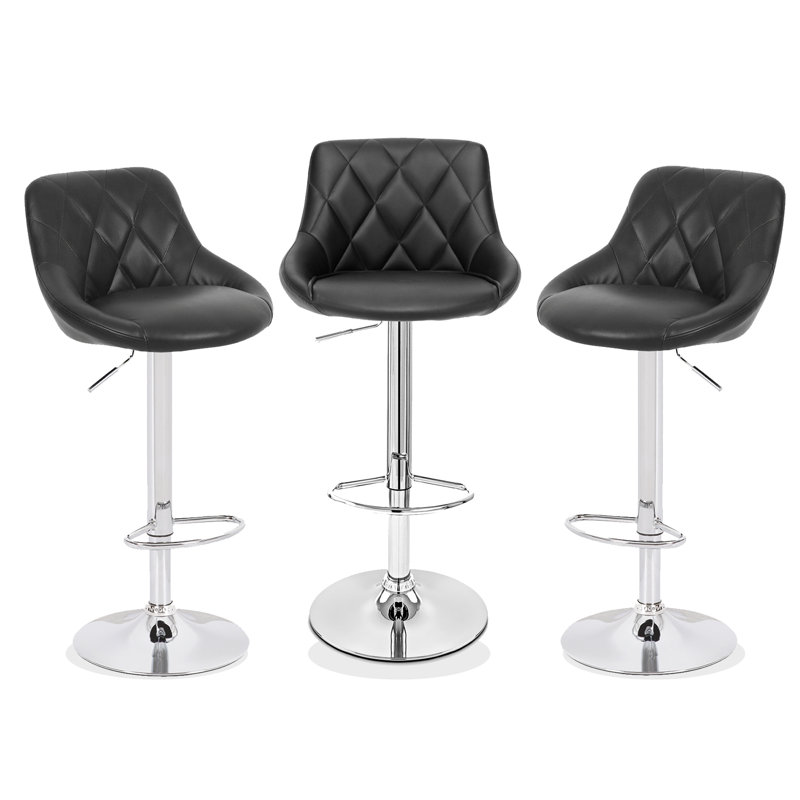 Tabouret de bar Adam, Noir