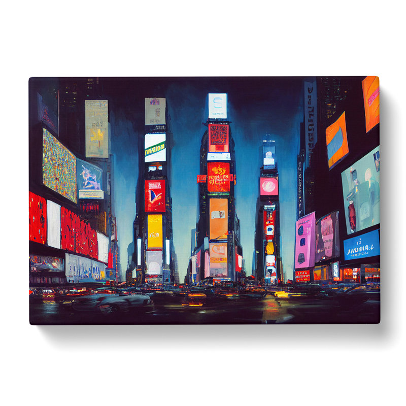Times Square Art Vol.5 - Wrapped Canvas Print, 35cm H x 50cm W x 3cm D