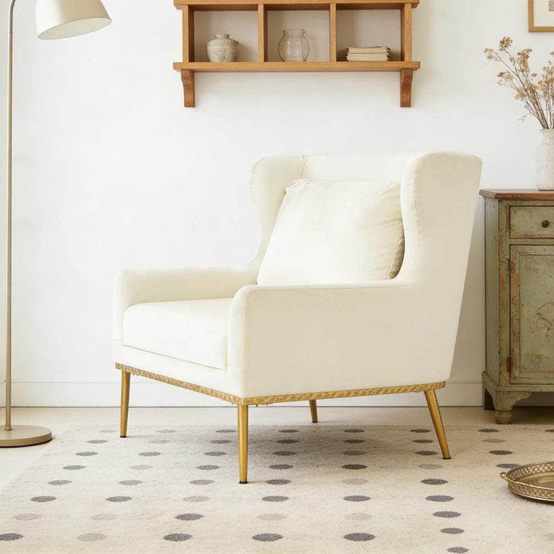 Chaise de lecture Modern, Beige