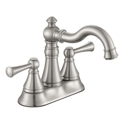 Centerset Faucet 2-handle Bathroom Faucet with Drain Assembly