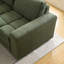 4 sièges (2 coussins offerts), canapé modulaire bicolore, canapé avec assise et dossier amovibles, canapé rembourré en velours côtelé