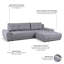 Sabria 3 Seater Sofa Bed-1219290807
