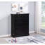 Commode de chambre à 6 tiroirs Sumerlin - noir-113522058