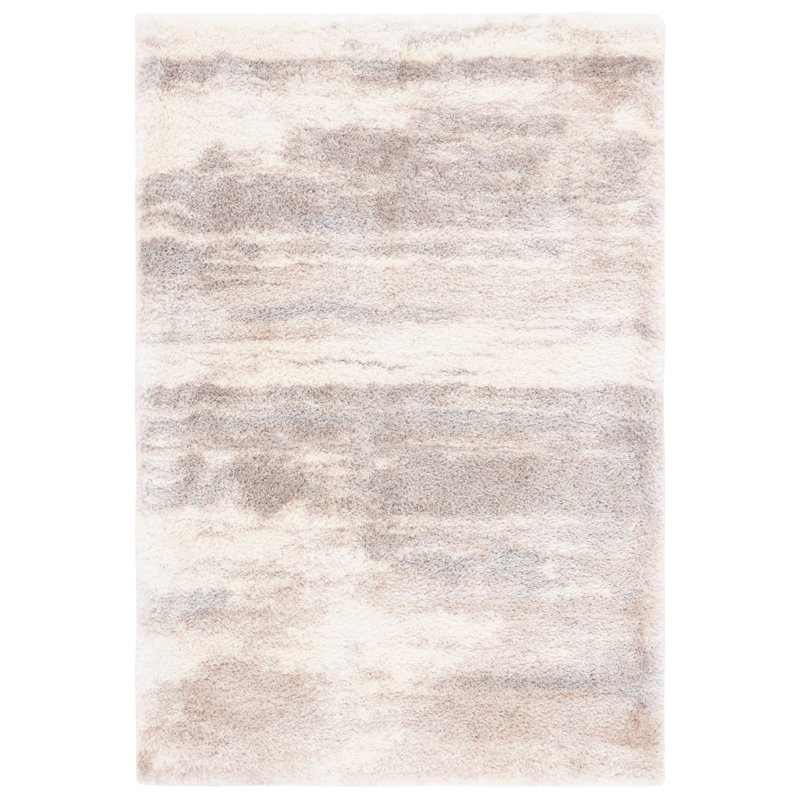 Cloud Shag Performance Abstract Rug, Rectangle 5'3" x 7'7"
