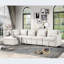 Canapé modulaire rembourré 5 pièces Farrahn-401661860