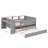 Versatile Twin Daybed With Built-In Drawers And Trundle Bed, Headboard Storage Compartments, Tables, And Convenient USB Charging Station-1971936373