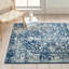 Tapis oriental en polypropylène bleu marine Hillsby-22618599
