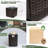 Steel Fire Pit Table With Wicker Base - 22" Square Propane Outdoor Heater, 50,000 BTU For Patio & Garden