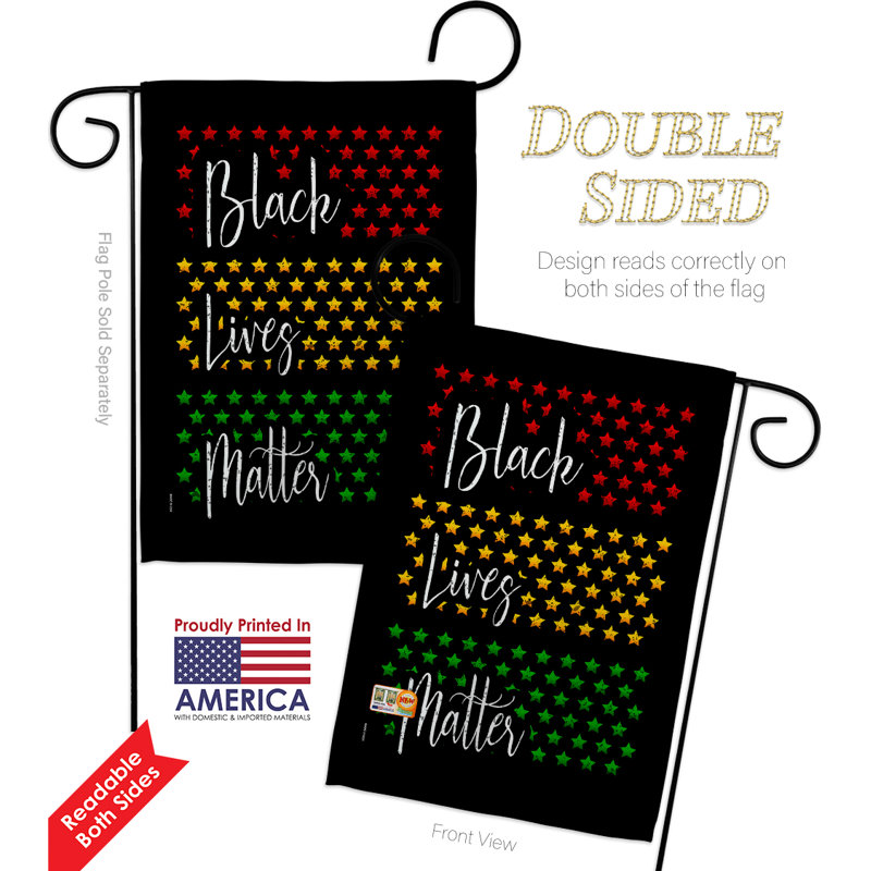 Double Sided 18.5'' H x 13'' W Polyester Garden Flag