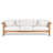 Maro Teak 7 - Person Patio Conversation Set with Cushions-16818390-36210406