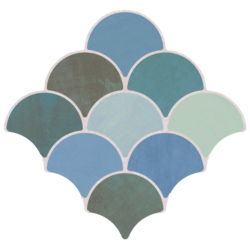 Scala 12" x 12" Porcelain Mosaic Wall & Floor Tile