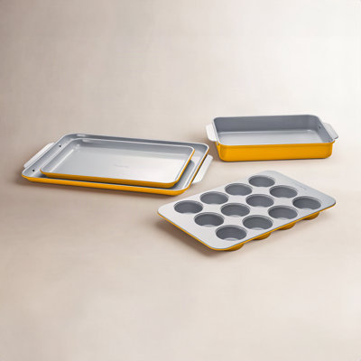 Caraway Non-Toxic Nonstick Ceramic Half Bakeware Set