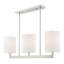Luminaire suspendu linéaire à 3 lumières pour îlot de cuisine Matiana-1982876543