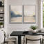 «Landscape Abstract Shapes Illustration», reproduction encadrée sur toile 2 pièces-91069266-91069268