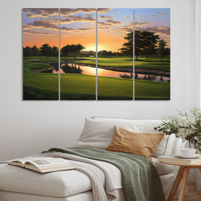 " Golf Dawn On The Put II " 4 - Pieces
