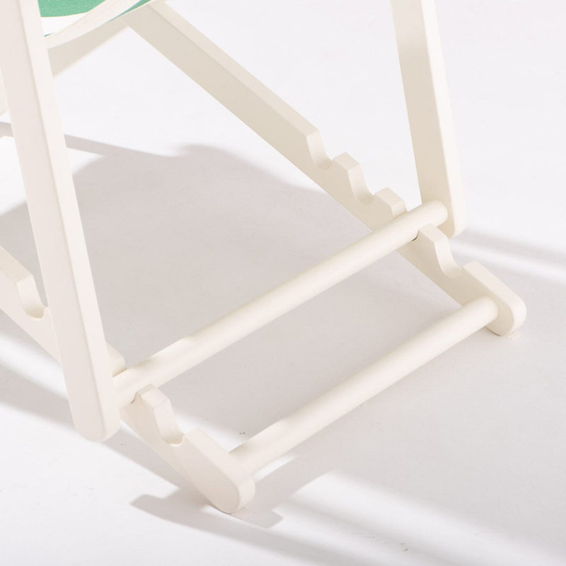 Sling Chair, Green/White