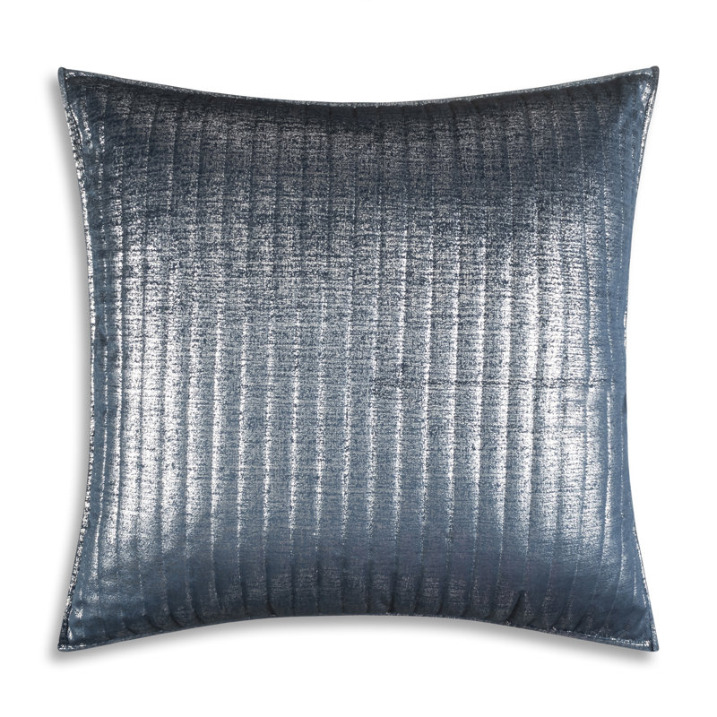 Maya Machine Tufted Sham Set, Blue/Silver
