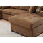 Canapé modulaire surdimensionné de 123 po en forme de U avec méridienne de rangement et 4 coussins décoratifs pour le salon-480710983