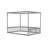 Full Size Canopy Frame Rubber Wood Floor Bed with Fence,Guardrails-1469674384