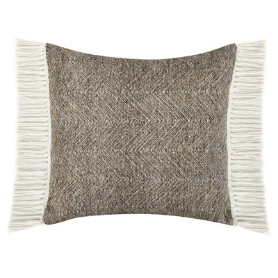 Agusta Herringbone Performance Indoor/Outdoor Throw Pillow