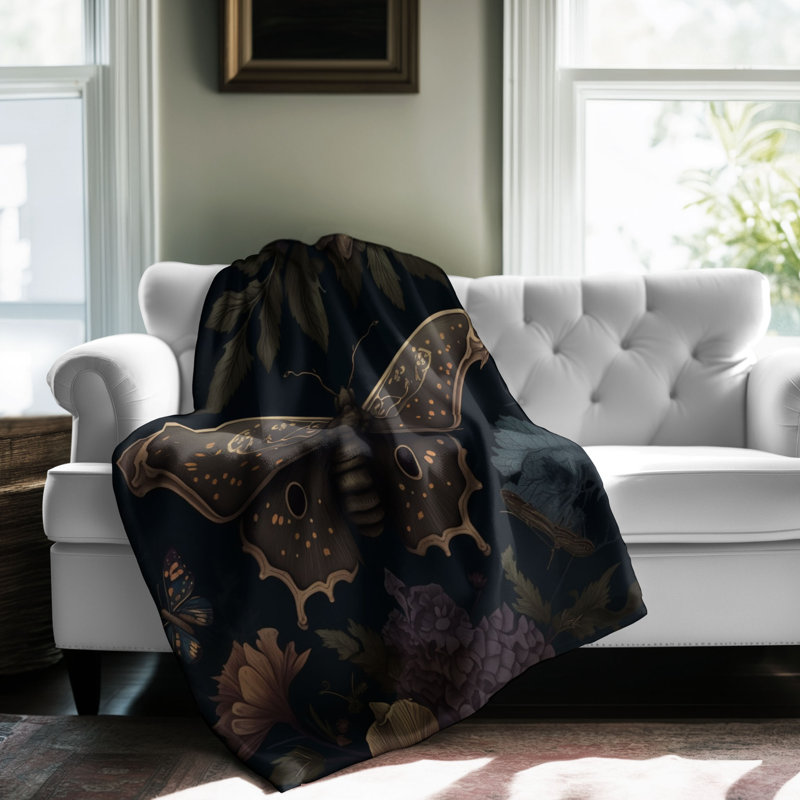  Couverture mystique Glade champignon, Lit simple